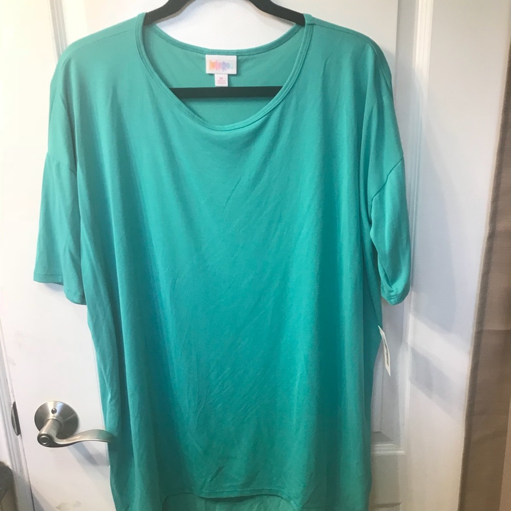 Lularoe BNWT solid sea green Irma